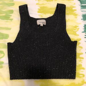 Speckled Sweater Crop Top (Aritzia, Wilfred Free)